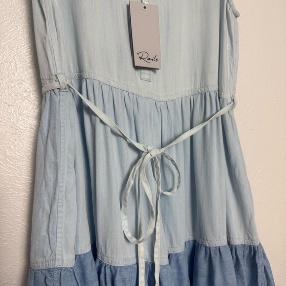 Rails Noelle Tiered Chambray Dress - Picture 8 of 11